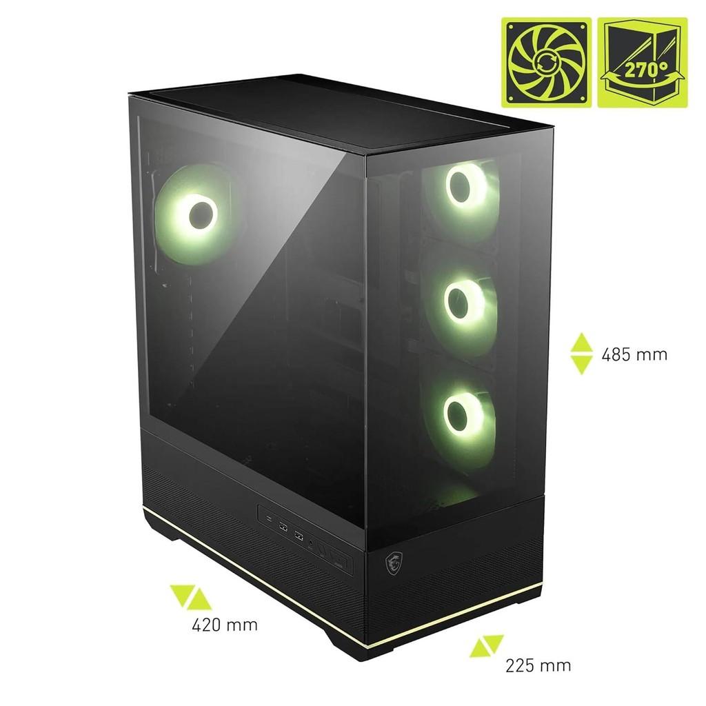 GAMING POINT AMD D5 3X PANO - PC Rakitan Ryzen 9 9950X3D | 64GB DDR5 | RTX 5090 32GB | SSD NVMe - Image 2