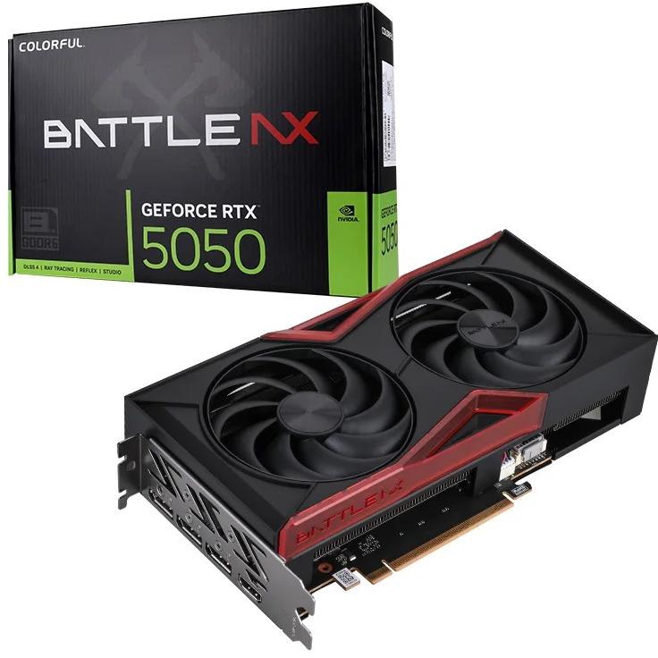 VGA Colorful GeForce RTX 5050 BATTLE-AX DUO 8GB - 8 GB GDDR6 - Image 2