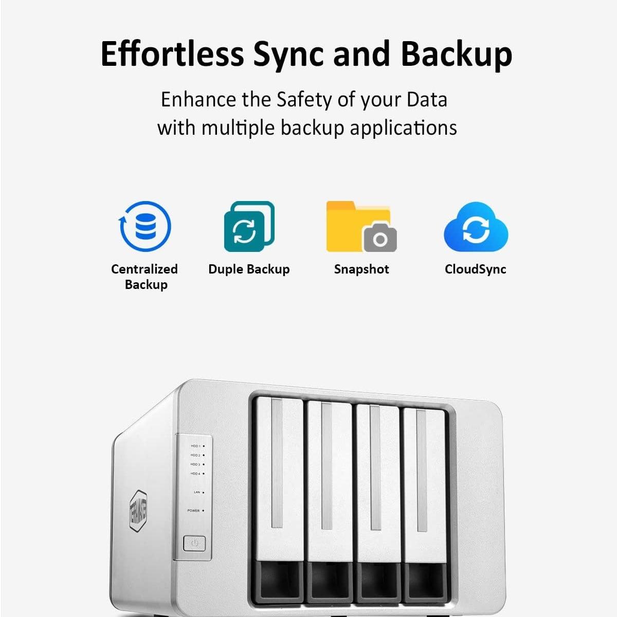 TerraMaster F4-423 4-BAY NAS Server External Storage Intel Celeron N5095 - Image 5