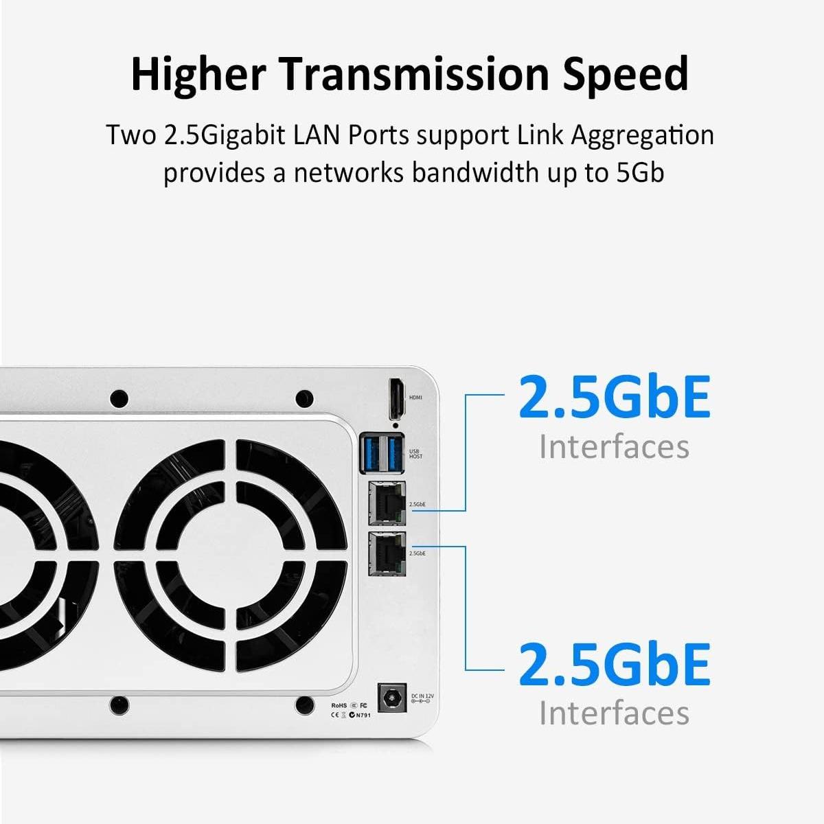 TerraMaster F4-423 4-BAY NAS Server External Storage Intel Celeron N5095 - Image 6