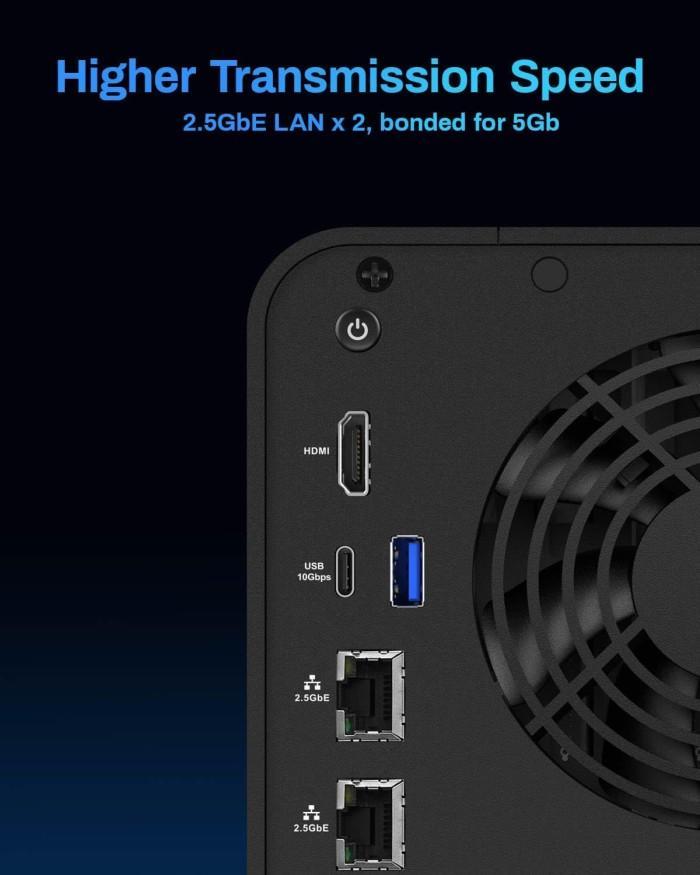 TerraMaster F6-424 6-BAY NAS Server External Storage Intel Celeron N95 - Image 3