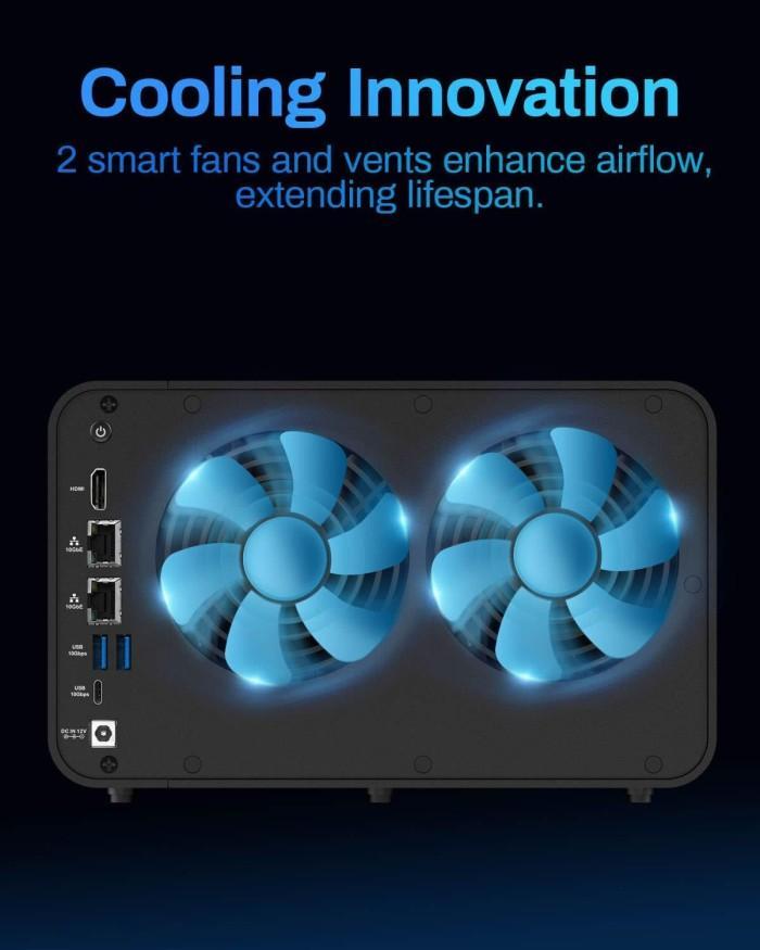 TerraMaster F6-424 6-BAY NAS Server External Storage Intel Celeron N95 - Image 6