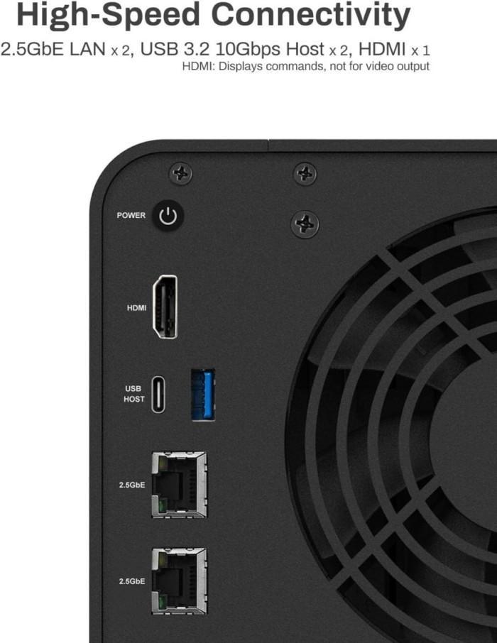 TerraMaster F4-424 Pro 4-BAY NAS Server External Storage Intel Core i3-N305 - Image 3