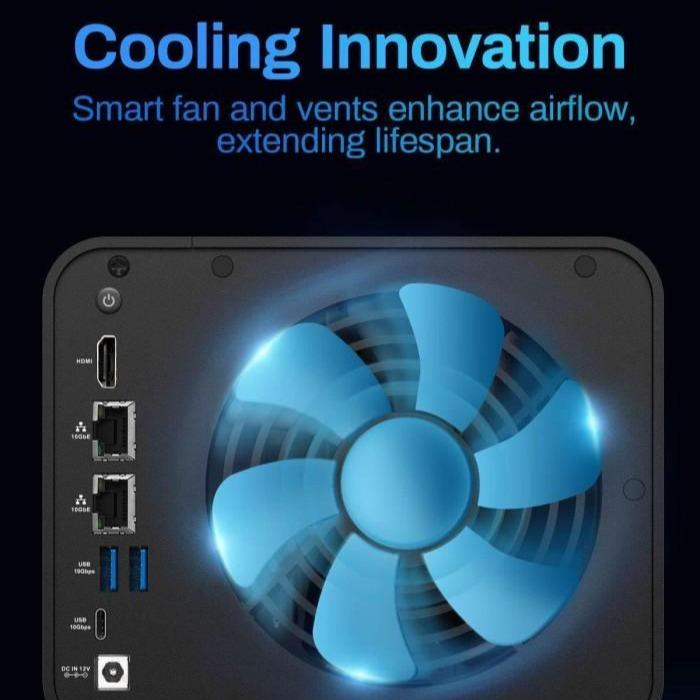 TerraMaster F4-424 MAX 4-BAY NAS Server External Storage Intel Core i5-1235U - Image 6