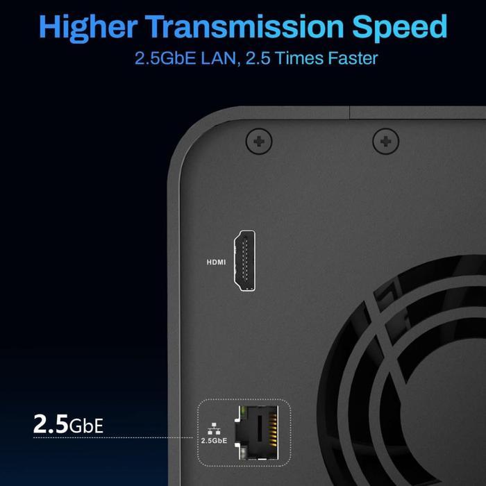 TerraMaster F2-425 2-BAY NAS Server External Storage Intel Celeron N5095 - Image 4