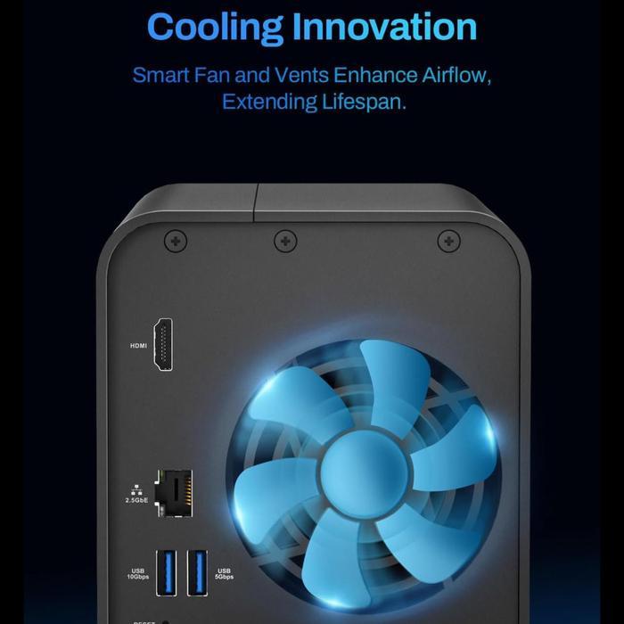 TerraMaster F2-425 2-BAY NAS Server External Storage Intel Celeron N5095 - Image 5