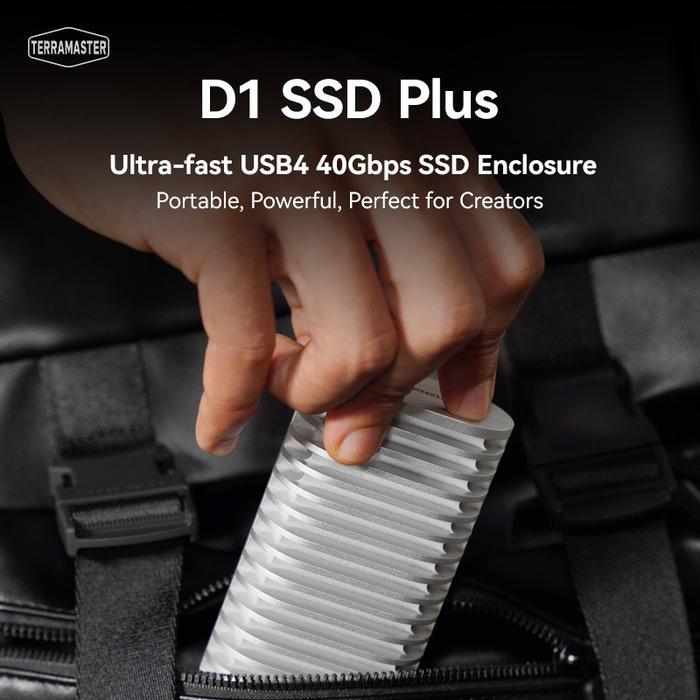 TerraMaster D1 SSD Plus M.2 NVMe enclosure USB4 40Gbps - Image 2