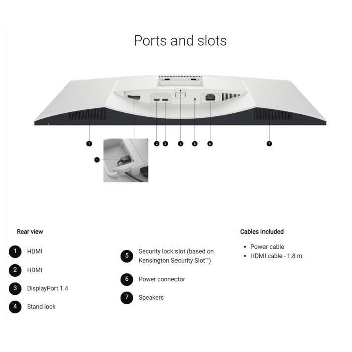 Monitor Dell Plus LED S3225QS - 4K UHD 32" Inch - Image 7