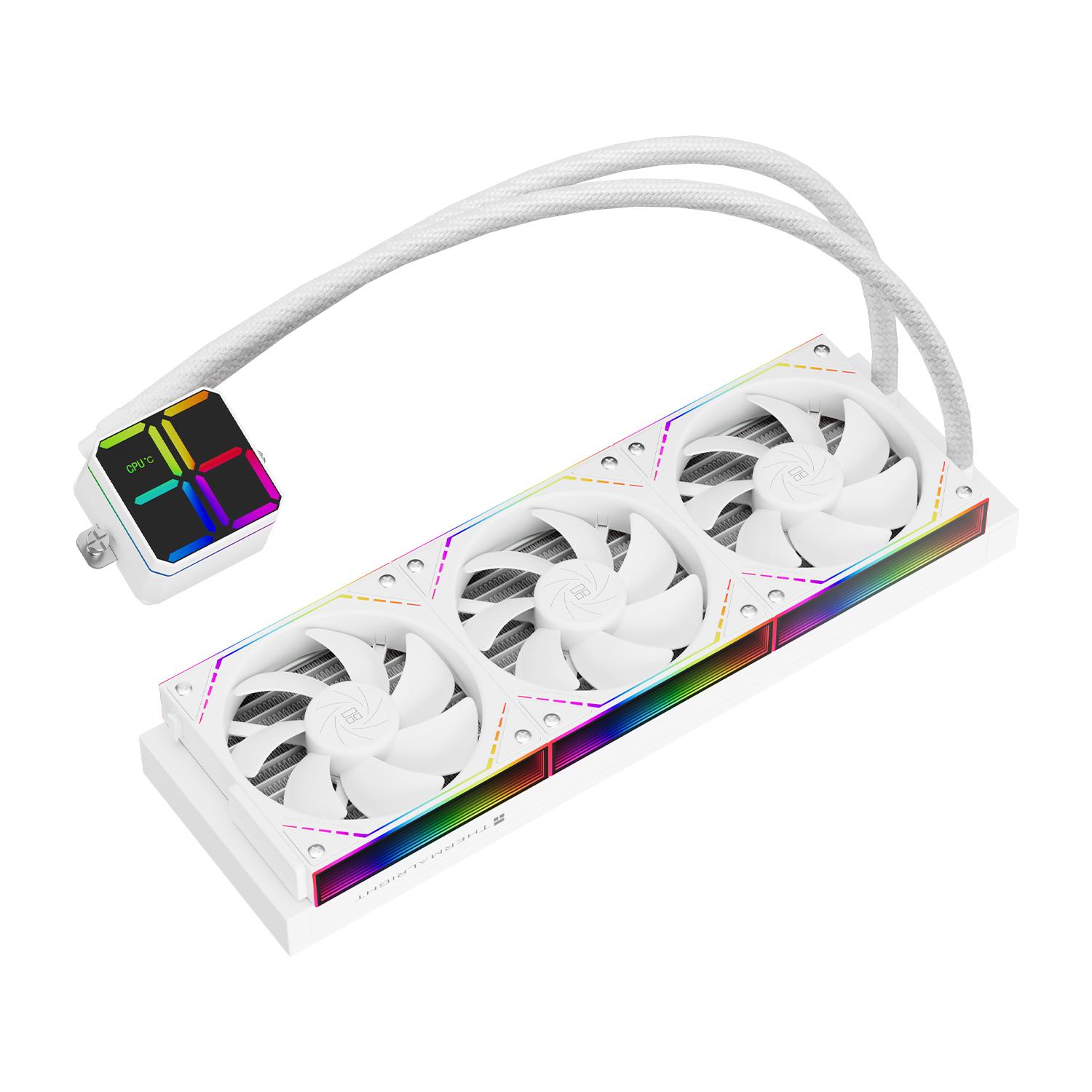 Thermalright Magic Qube 360 ARGB - CPU AIO Liquid Cooler Fan 360mm with Digital Display - Image 6