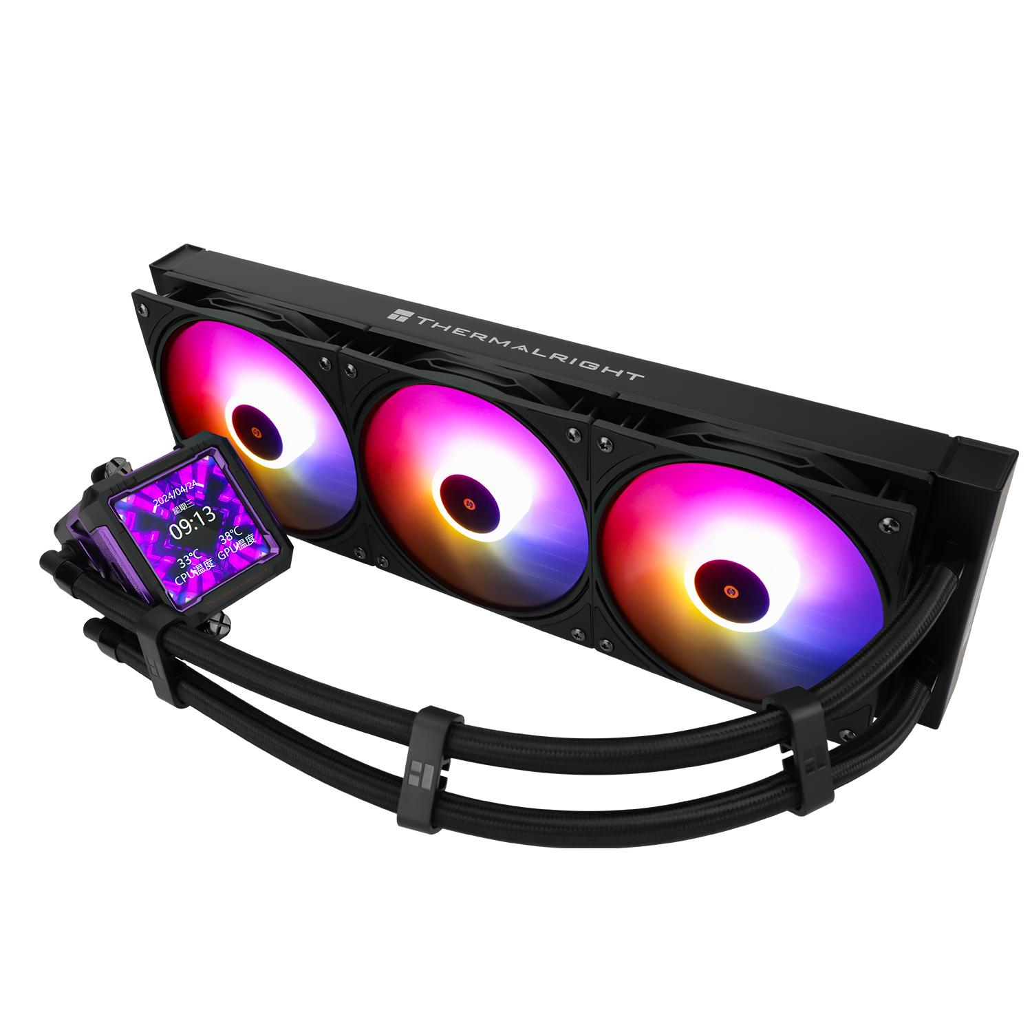 Thermalright Frozen Warframe PRO 360 ARGB - CPU AIO Liquid Cooler Fan 360mm with LCD Display - Image 2