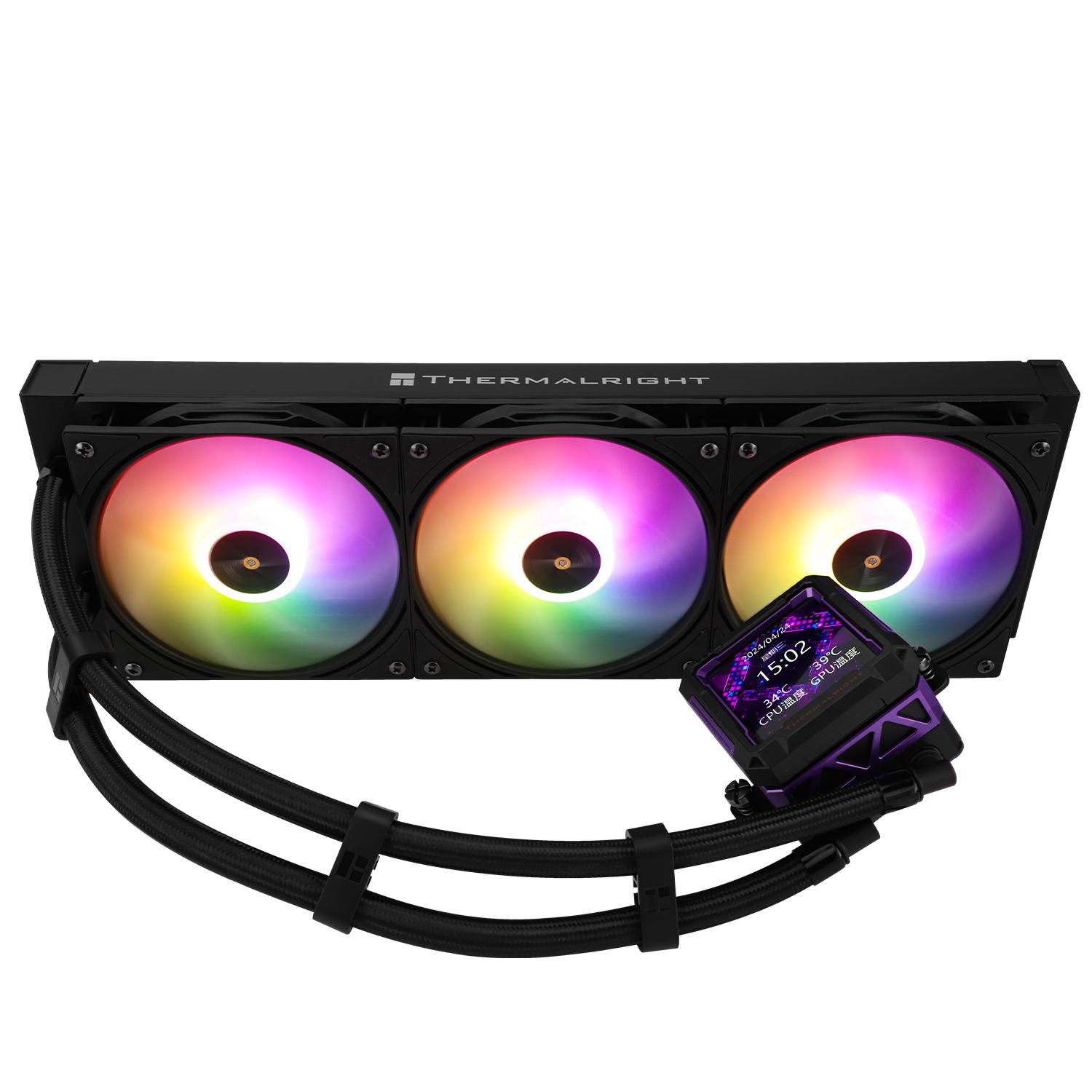 Thermalright Frozen Warframe PRO 360 ARGB - CPU AIO Liquid Cooler Fan 360mm with LCD Display - Image 3