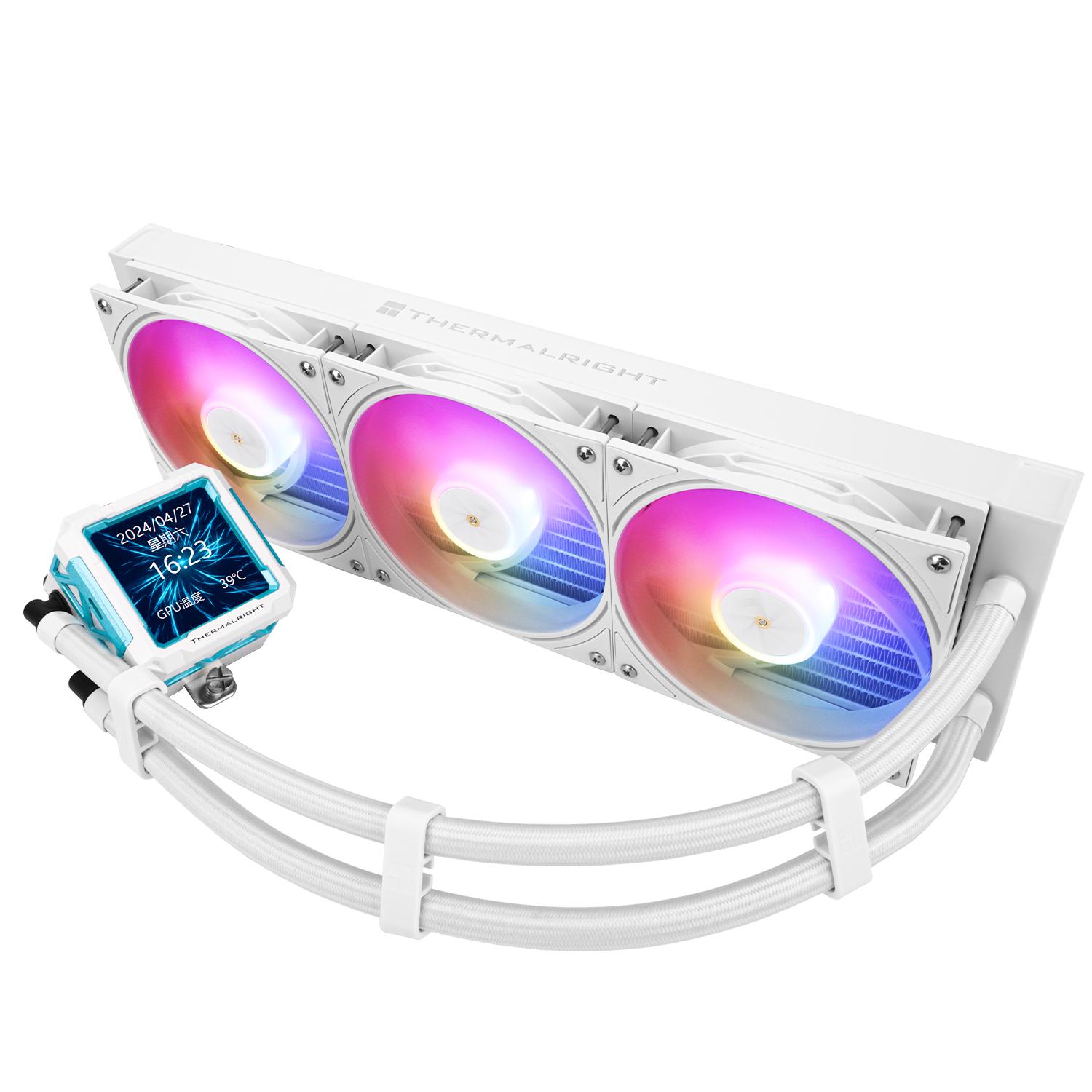 Thermalright Frozen Warframe PRO 360 ARGB - CPU AIO Liquid Cooler Fan 360mm with LCD Display - Image 6