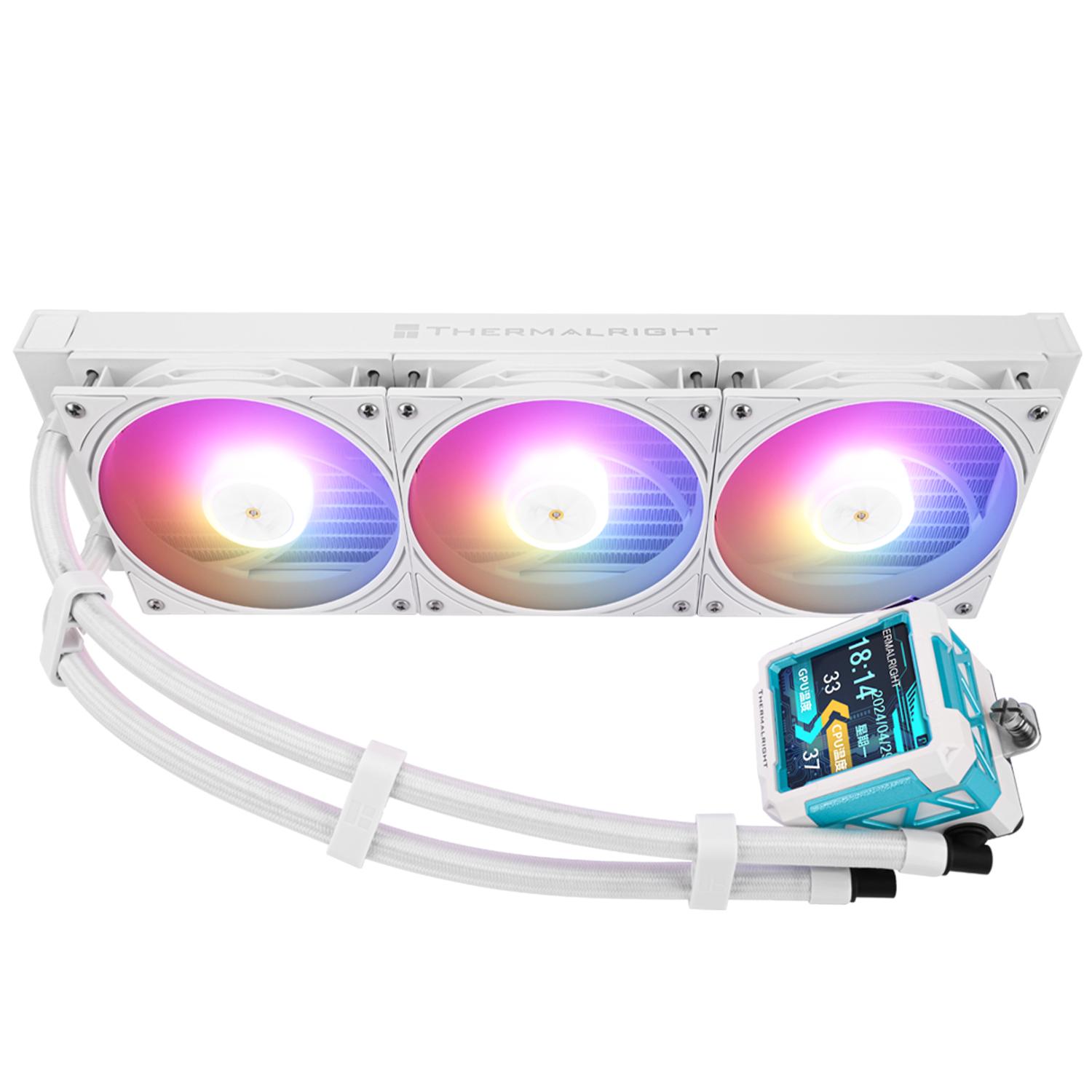 Thermalright Frozen Warframe PRO 360 ARGB - CPU AIO Liquid Cooler Fan 360mm with LCD Display - Image 7