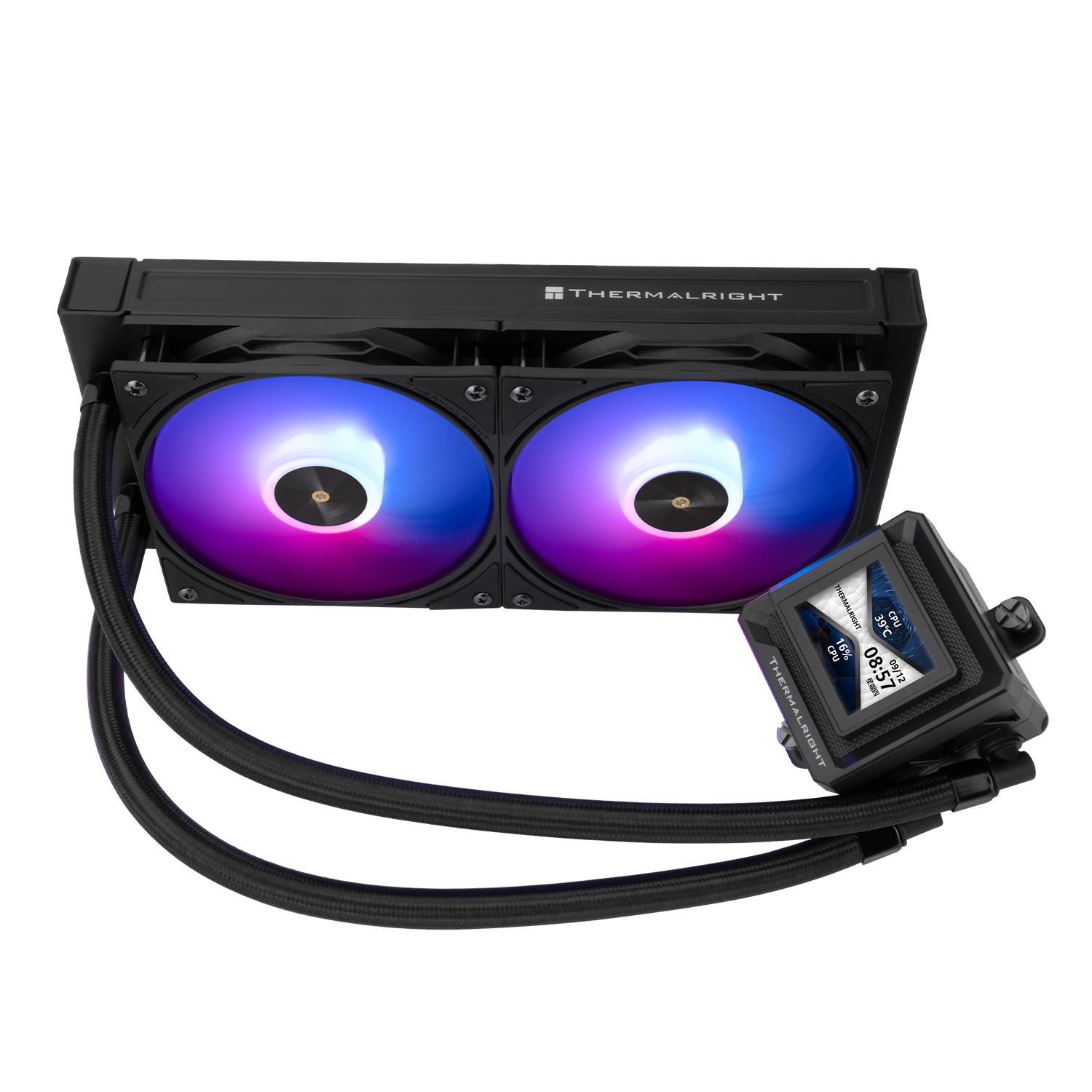 Thermalright Frozen Warframe 240 SE ARGB - CPU AIO Liquid Cooler Fan 240mm with LCD Display - Image 2