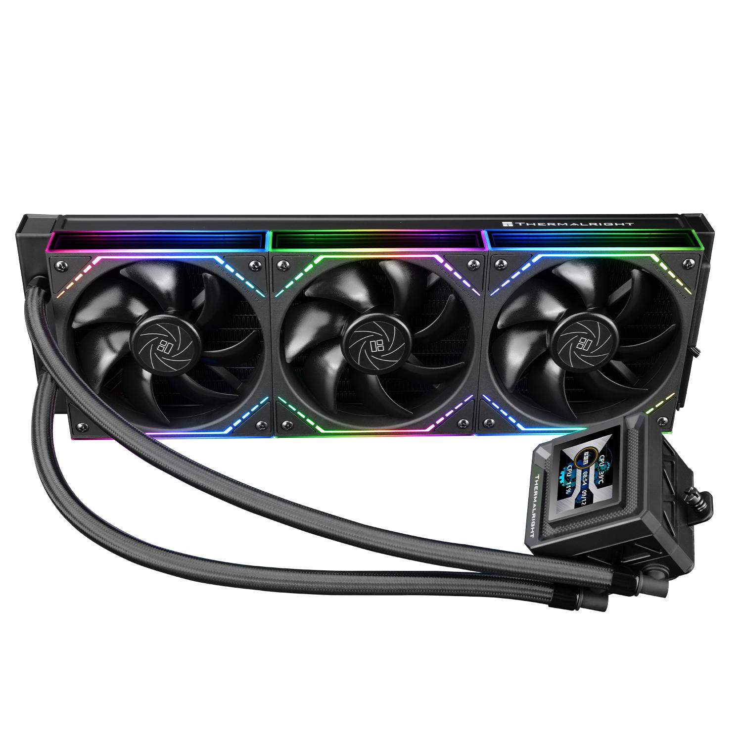 Thermalright Frozen Warframe 360 SE ARGB V2 - CPU AIO Liquid Cooler Fan 360mm with LCD Display - Image 2