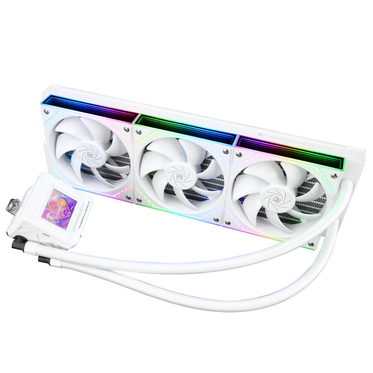 Thermalright Frozen Warframe 360 SE ARGB V2 - CPU AIO Liquid Cooler Fan 360mm with LCD Display - Image 5