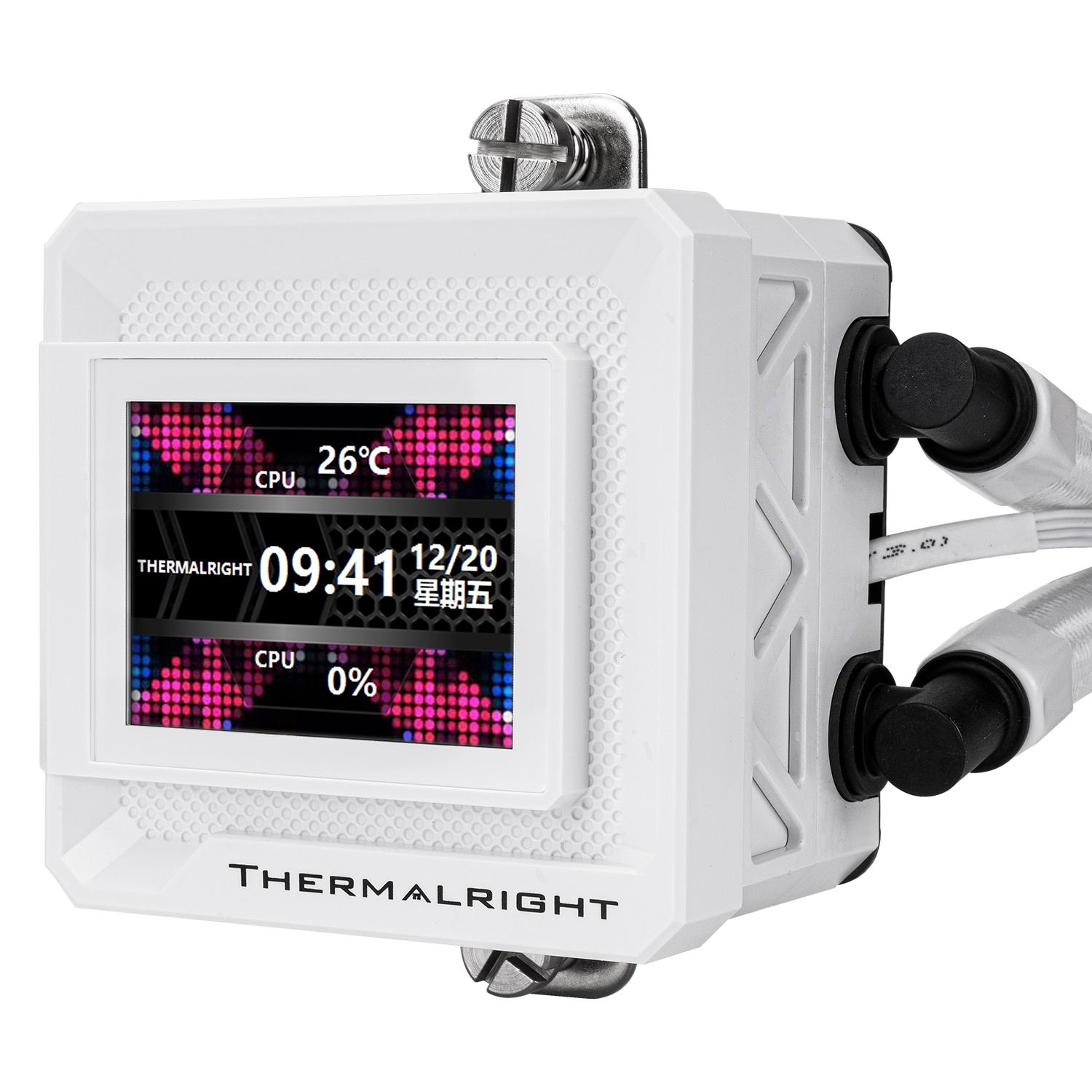 Thermalright Frozen Warframe 360 SE ARGB V2 - CPU AIO Liquid Cooler Fan 360mm with LCD Display - Image 7