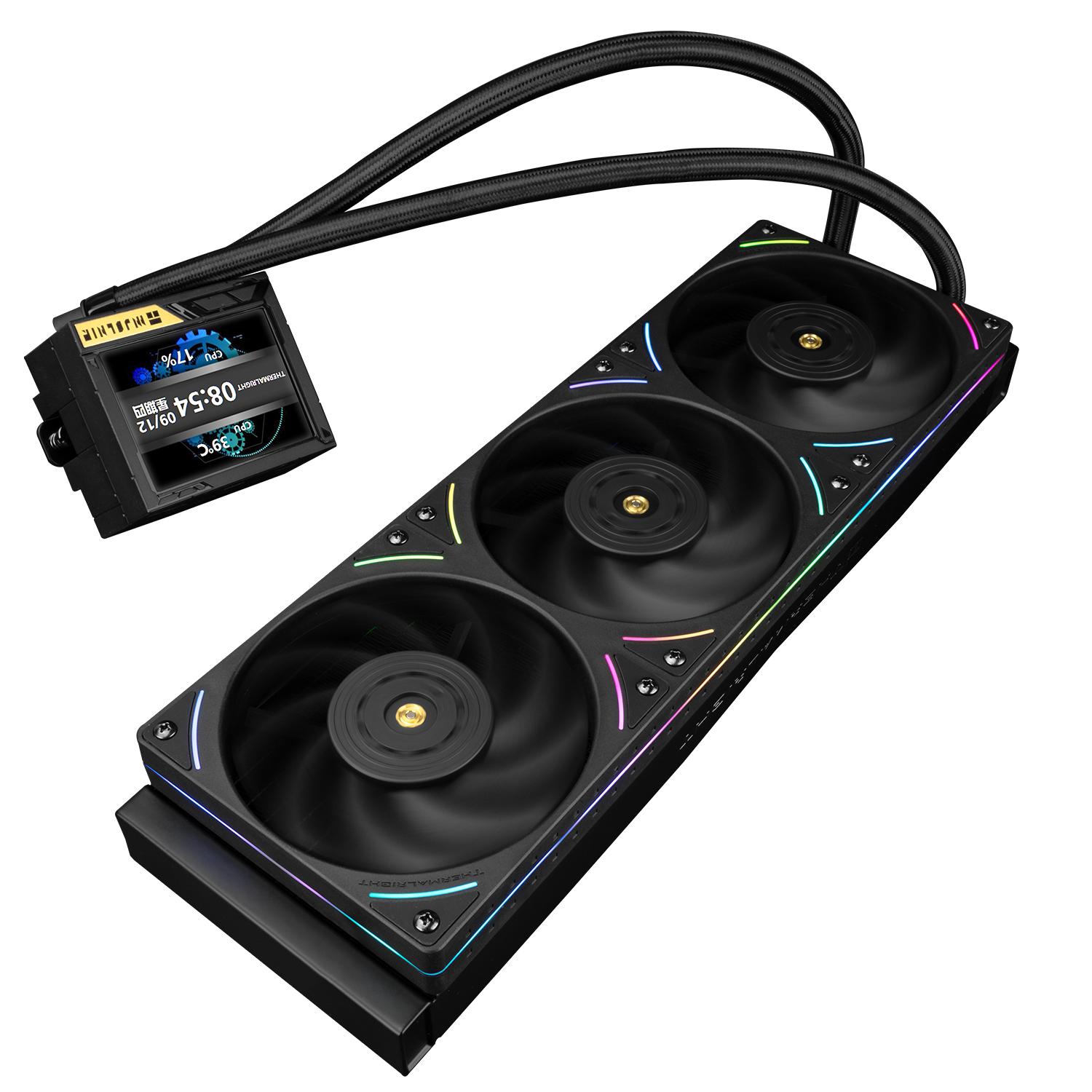 Thermalright Mjolnir Vision 360 UB PRO ARGB - CPU AIO Liquid Cooler Fan 360mm with LCD Display - Image 2