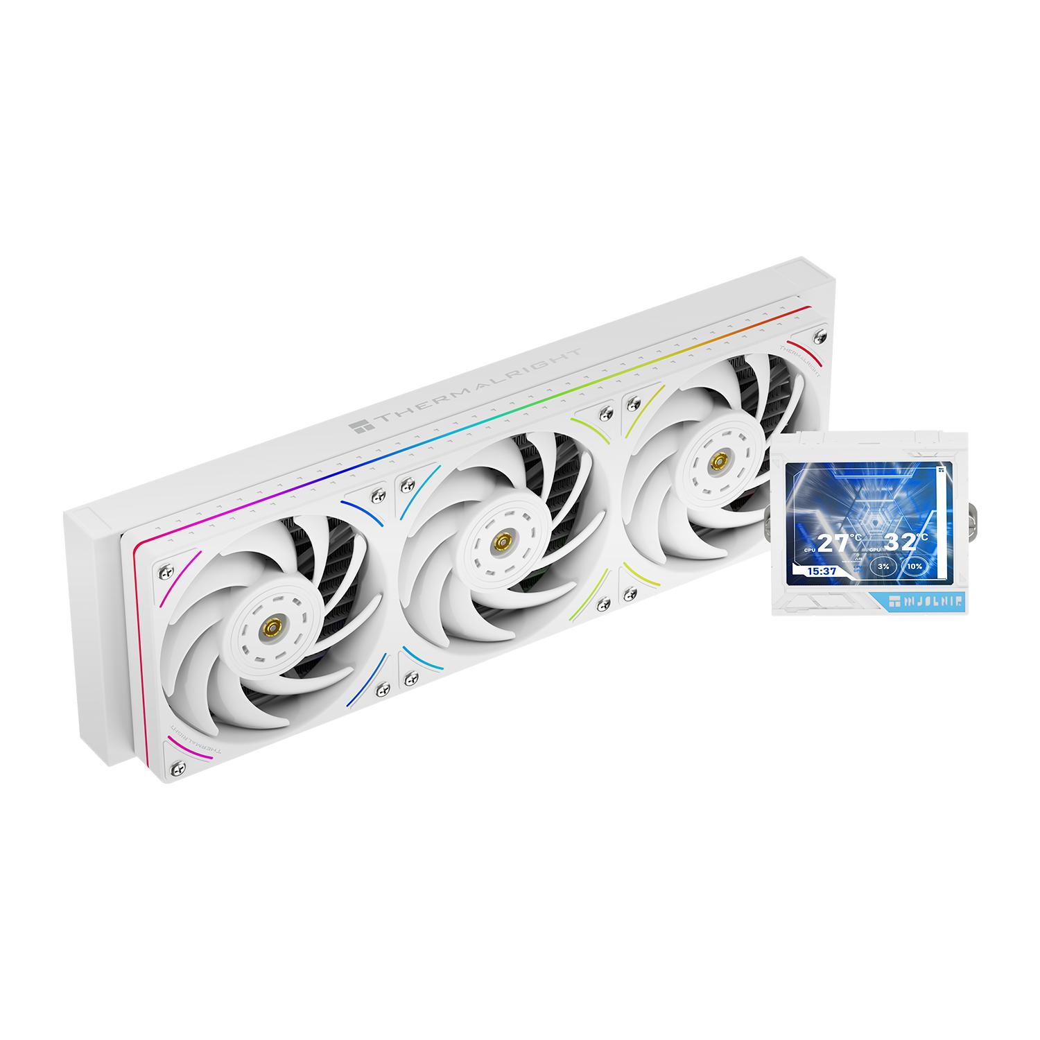 Thermalright Mjolnir Vision 360 UB PRO ARGB - CPU AIO Liquid Cooler Fan 360mm with LCD Display - Image 5