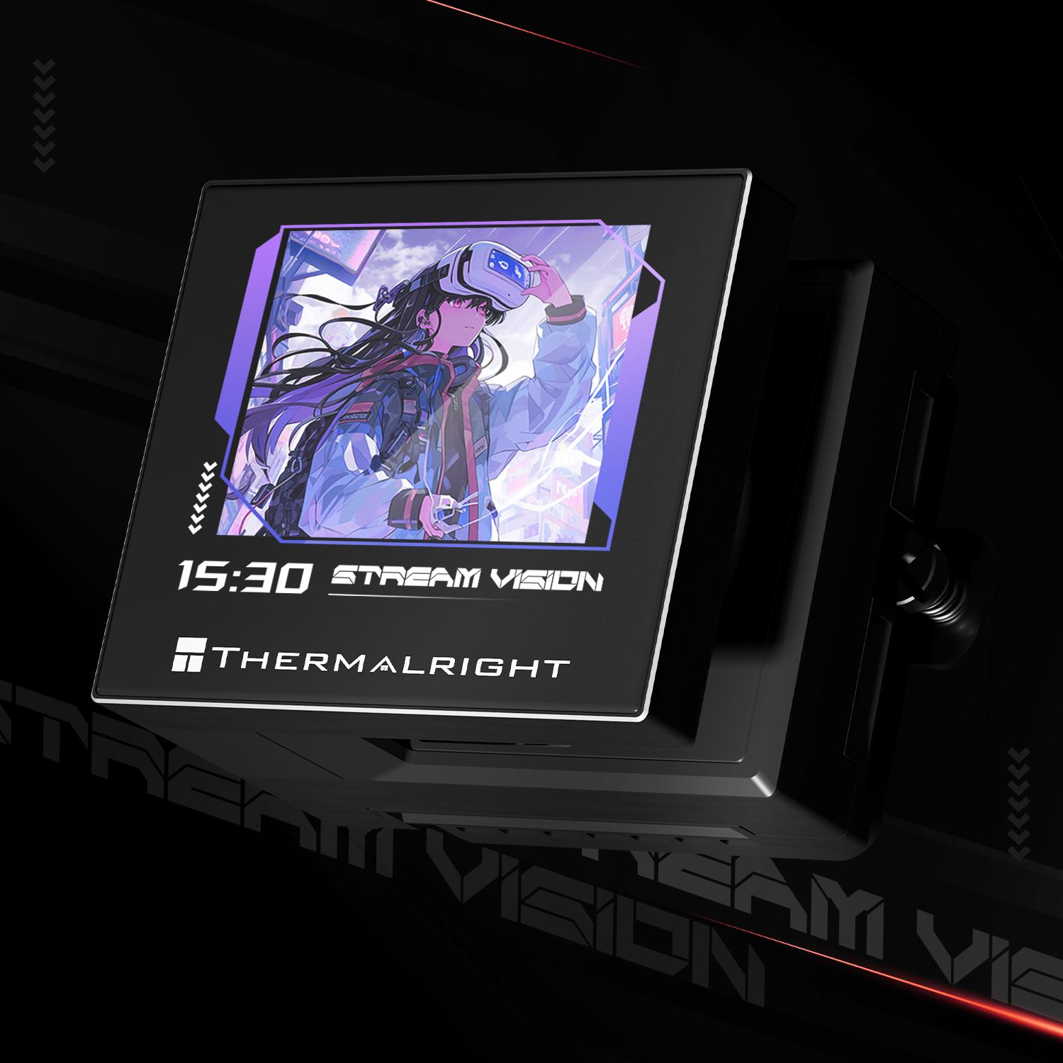 Thermalright Stream Vision 360 - CPU AIO Liquid Cooler Fan 360mm with LCD Display - Image 3