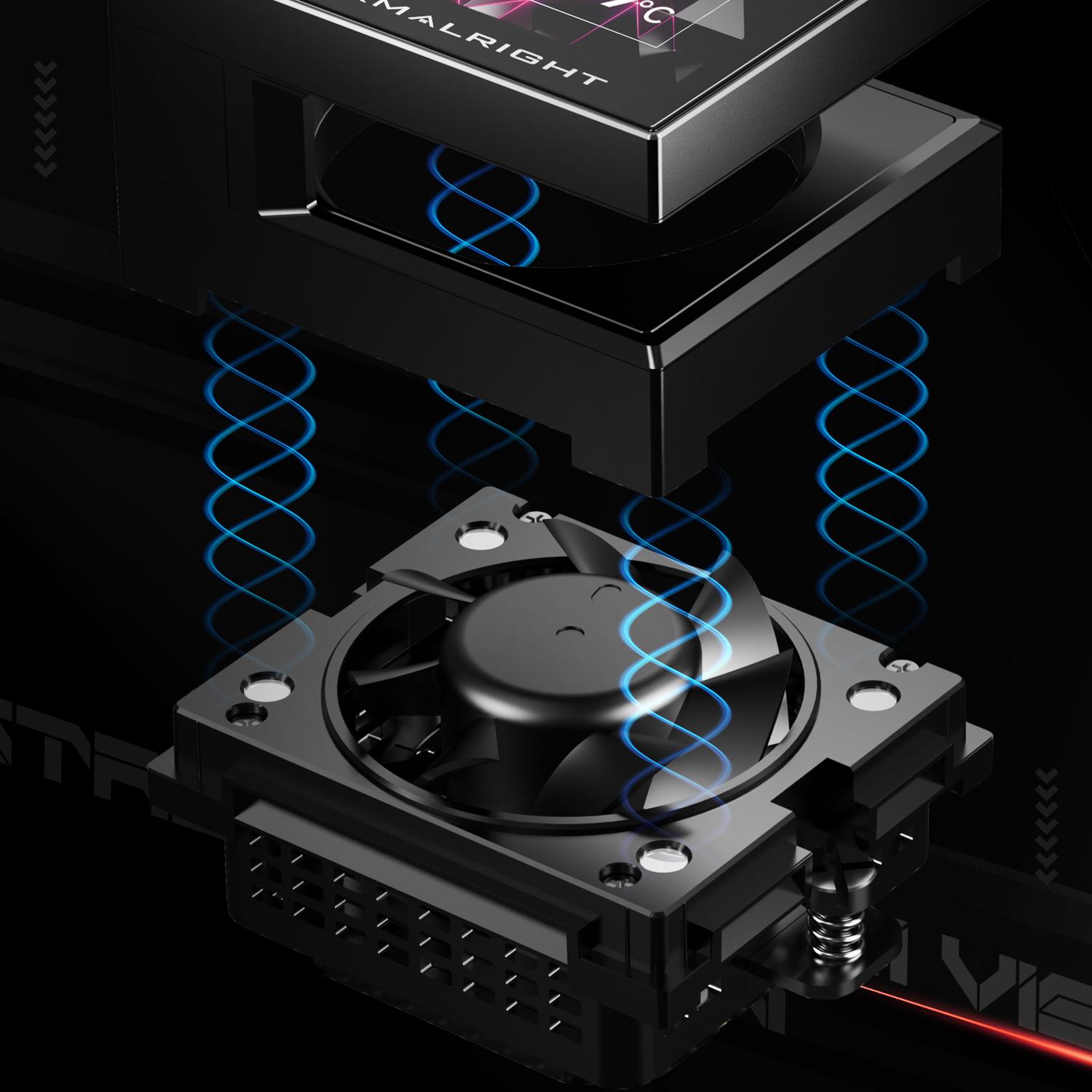 Thermalright Stream Vision 360 - CPU AIO Liquid Cooler Fan 360mm with LCD Display - Image 4