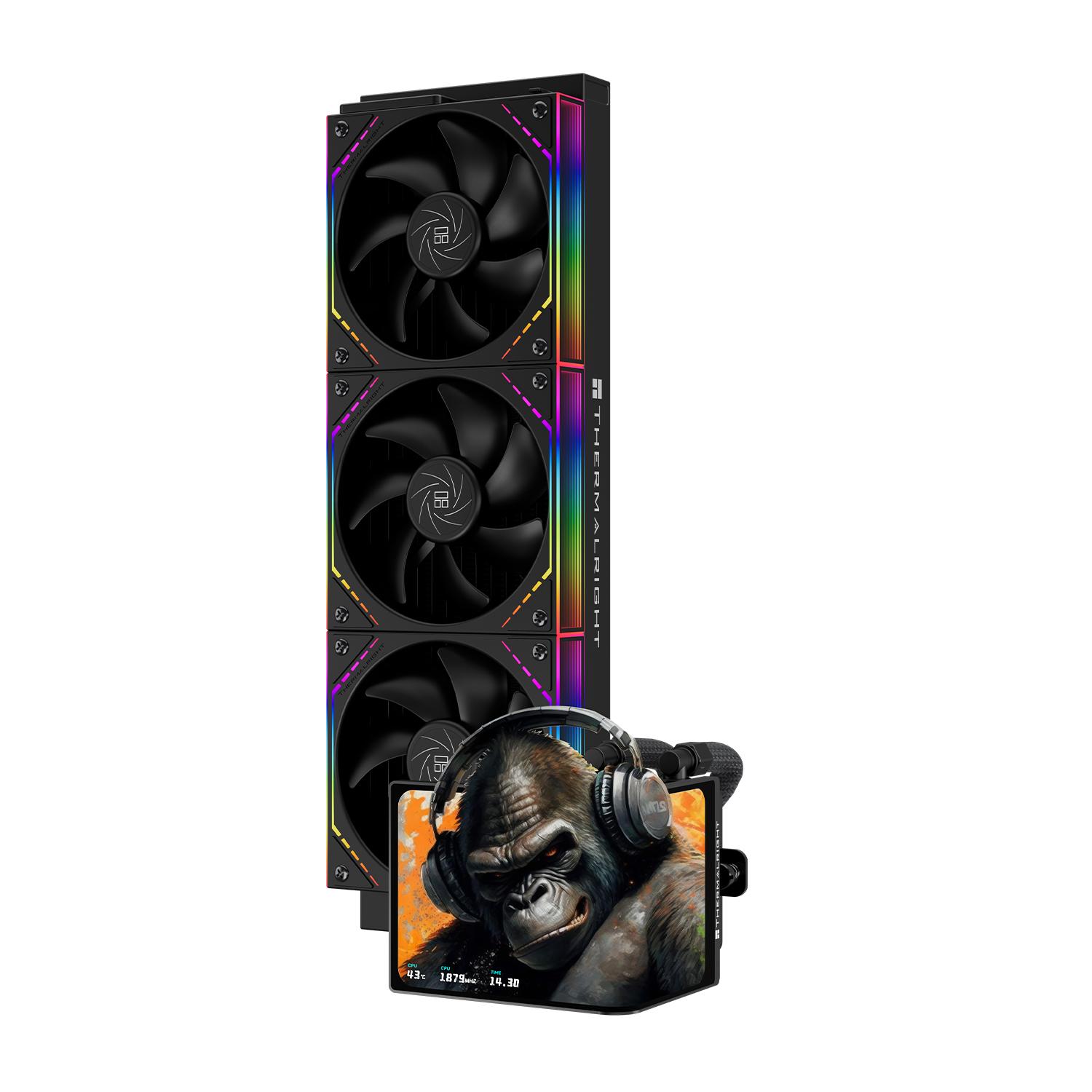 Thermalright Levita Vision 360 ARGB - CPU AIO Liquid Cooler Fan 360mm with LCD Display - Image 2