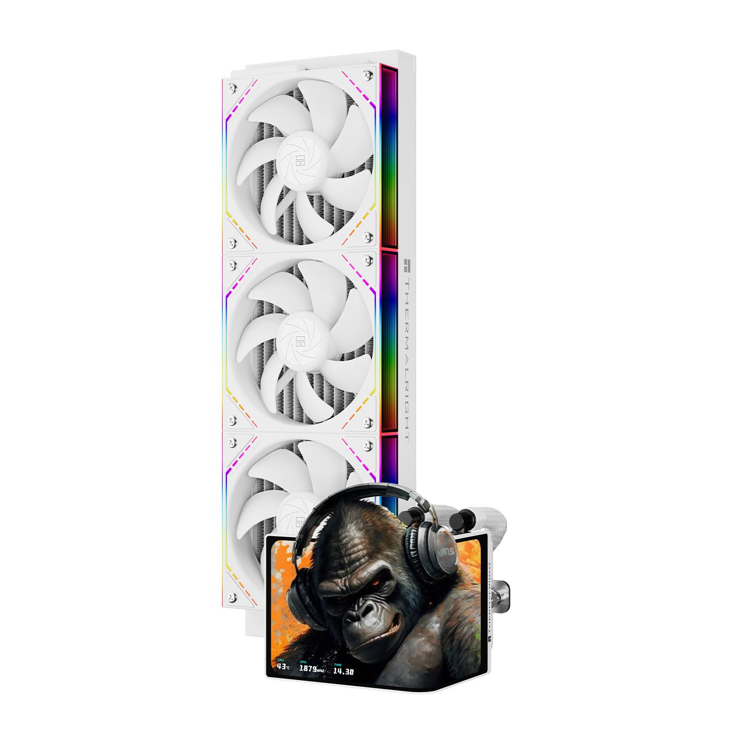 Thermalright Levita Vision 360 ARGB - CPU AIO Liquid Cooler Fan 360mm with LCD Display - Image 7