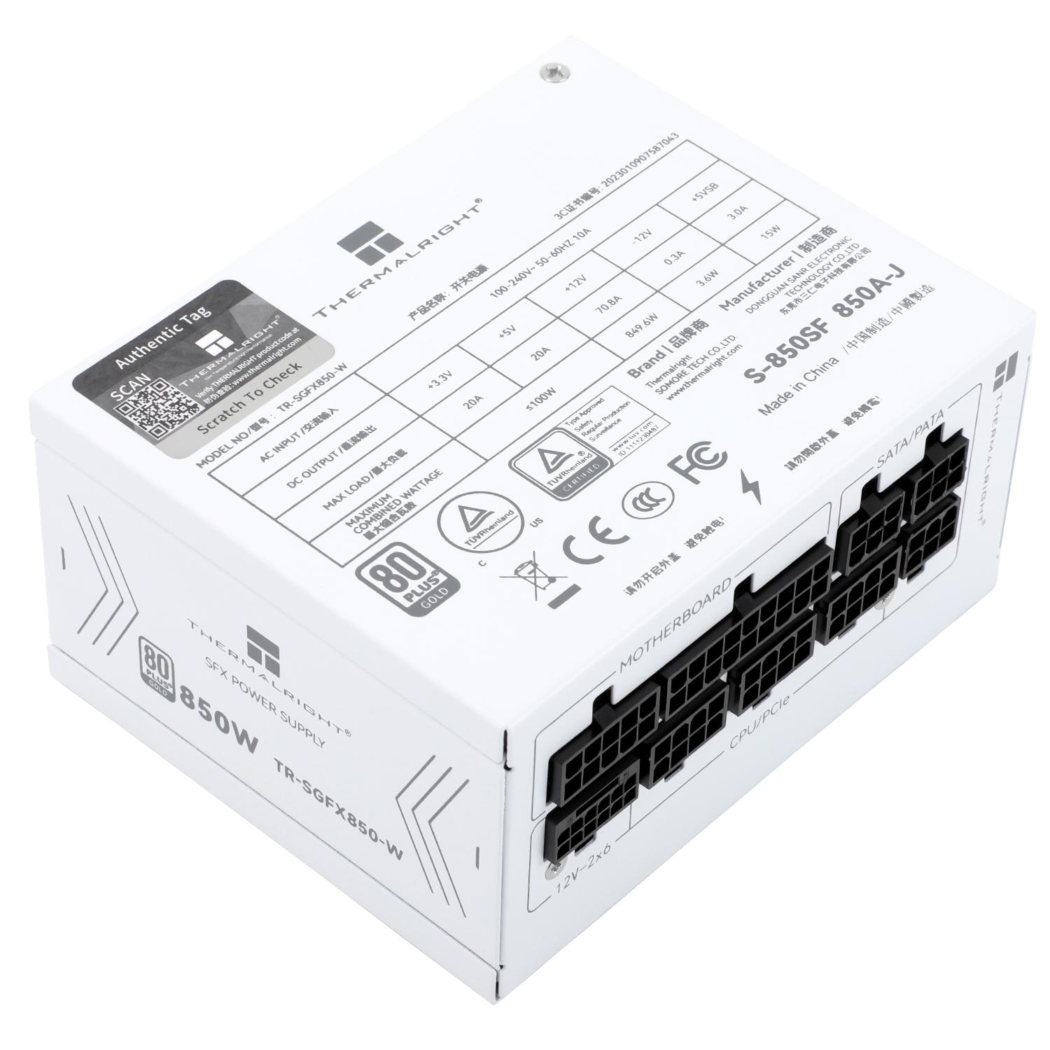 THERMALRIGHT TR-SGFX850 ATX 3.1 PCIE 5.1 PSU - Power Supply 850 Watt 80+ Gold Full Modular - Image 4