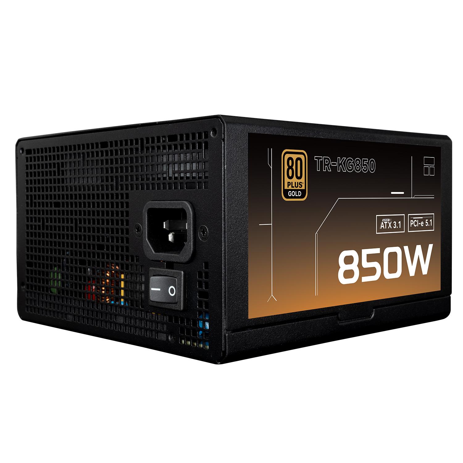 THERMALRIGHT TR-KG850 ATX 3.1 PCIE 5.1 PSU - Power Supply 850 Watt 80+ Gold Full Modular - Image 3