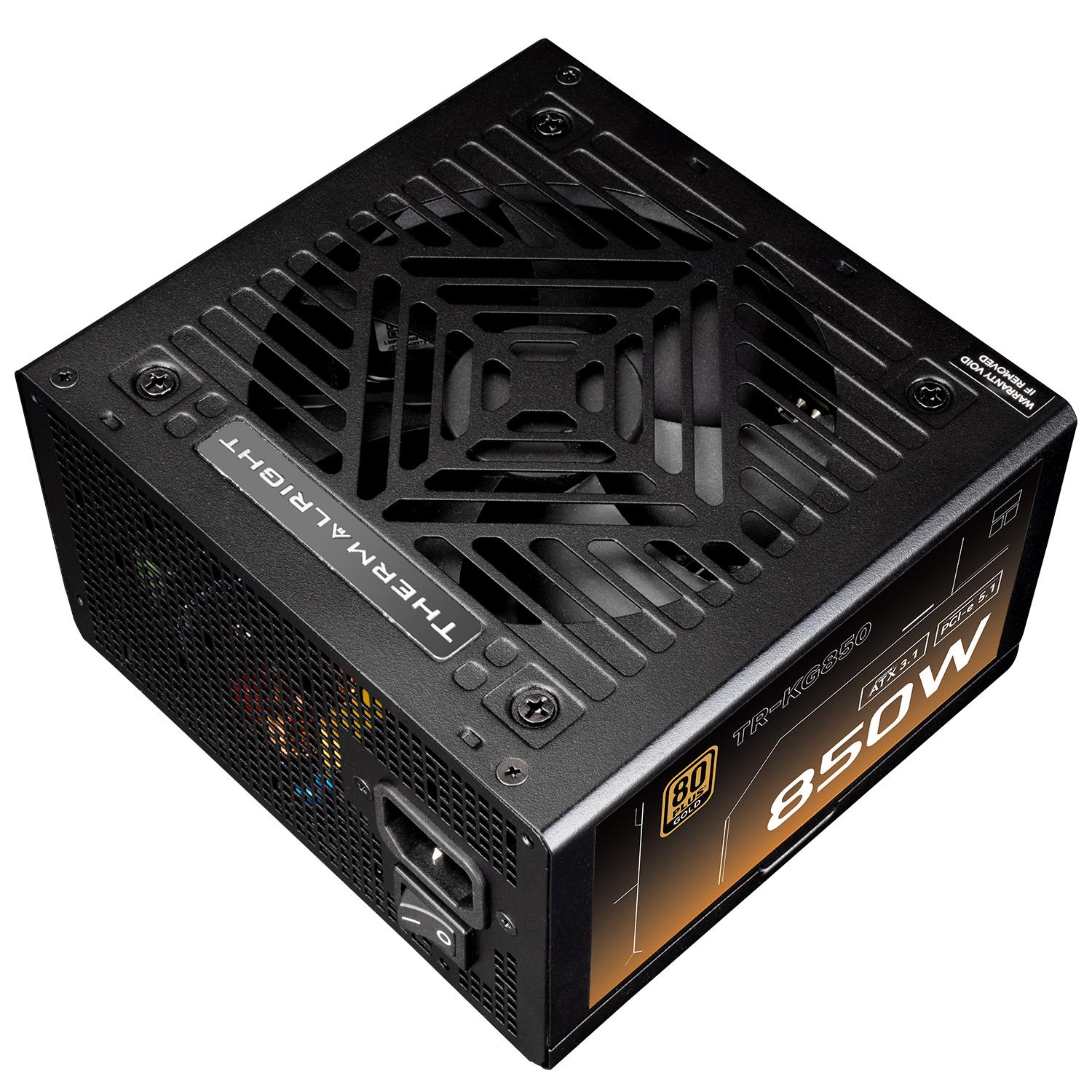 THERMALRIGHT TR-KG850 ATX 3.1 PCIE 5.1 PSU - Power Supply 850 Watt 80+ Gold Full Modular - Image 4