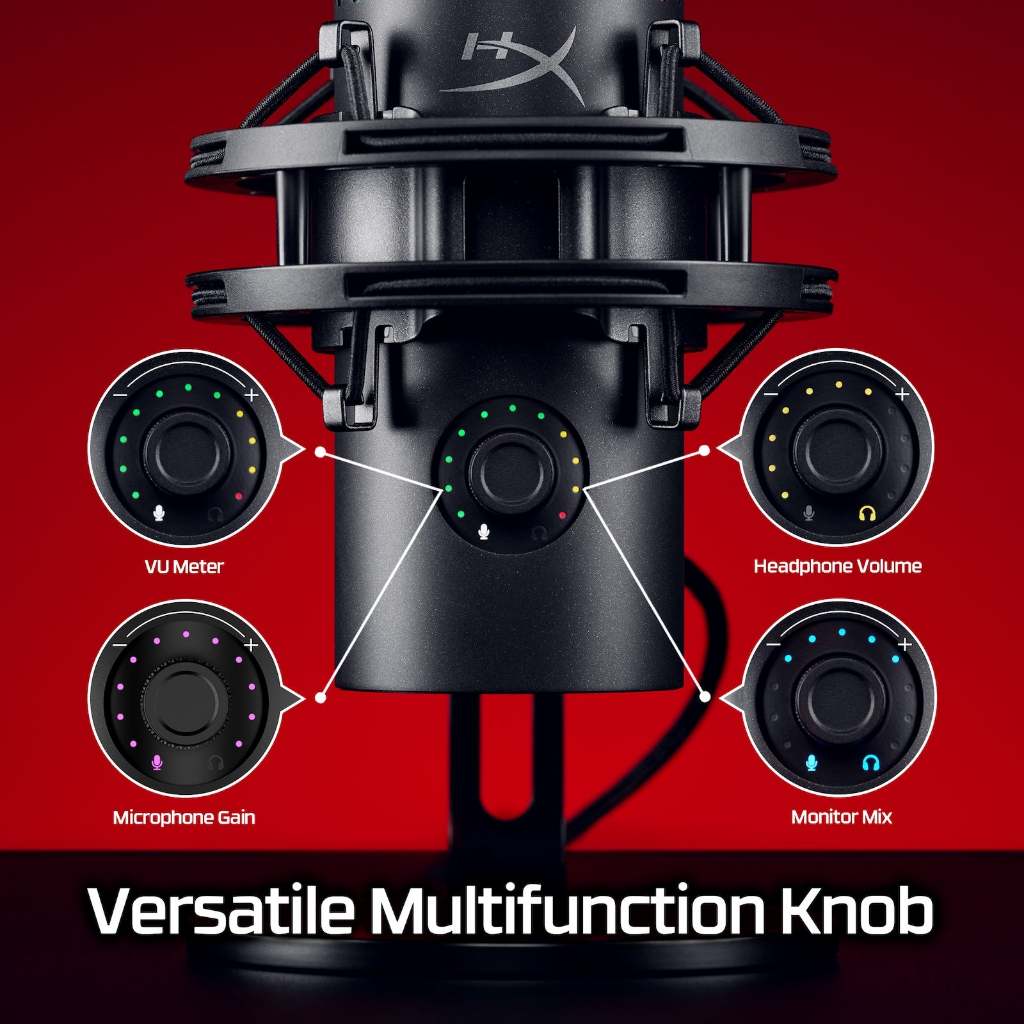 HyperX QuadCast 2 S ARGB Gaming Microphone - USB Mikrofon - Image 5