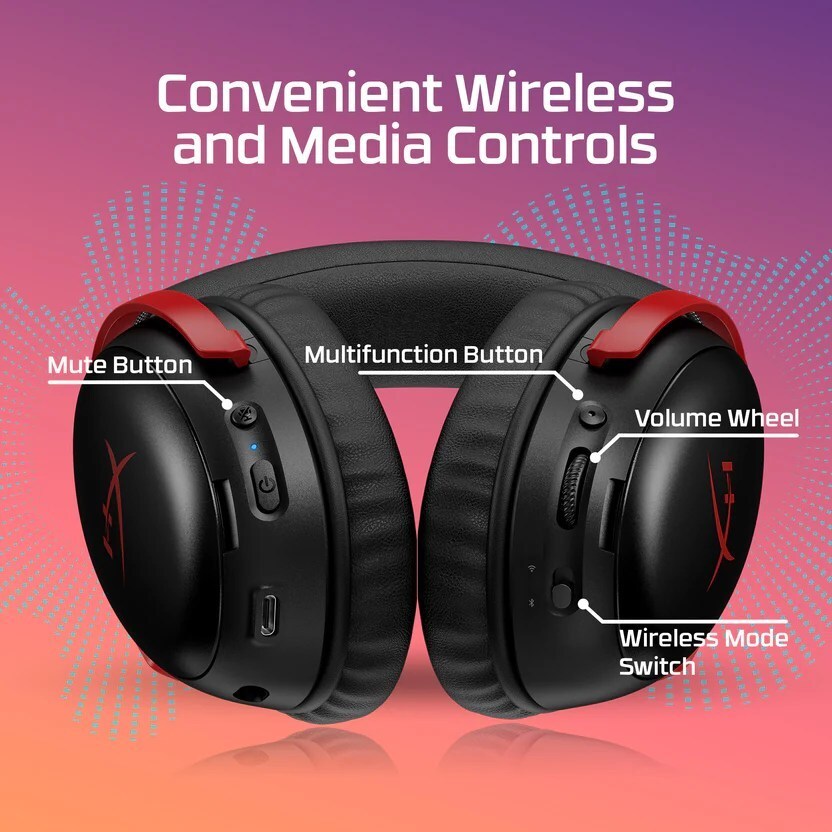 HyperX Cloud III S Wireless Gaming Headset - Image 2