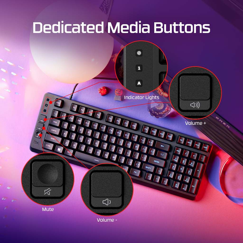 HyperX Eve 1800 RGB Wired Gaming Mechanical Keyboard - Image 5