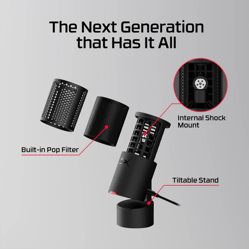 HyperX SoloCast 2 Gaming Microphone - USB Mikrofon - Image 7