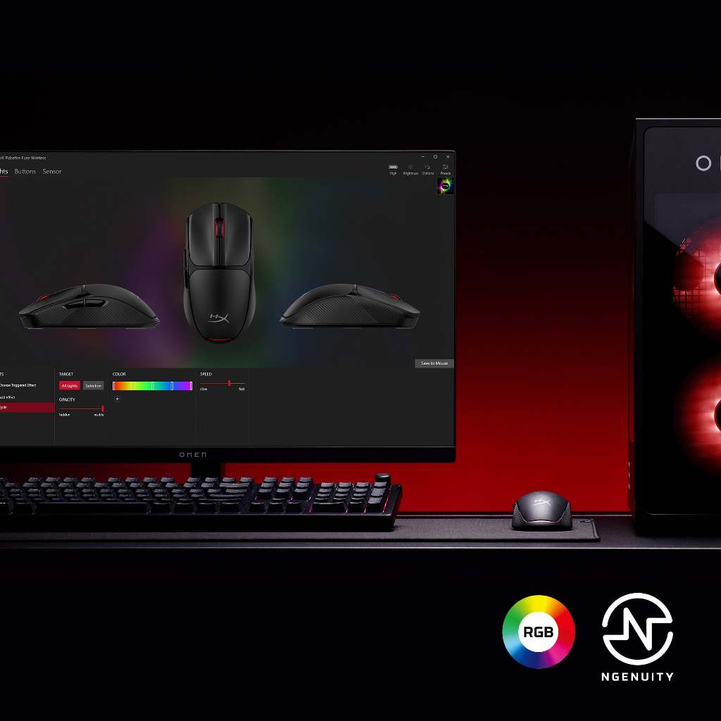 HyperX Pulsefire Fuse Wireless Gaming Mouse - Image 7