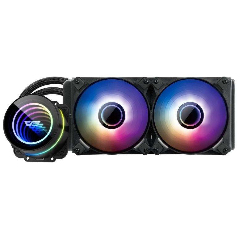 darkFlash Twister DX240 V2.6 ARGB - Liquid CPU Cooler Fan 240mm - Image 2