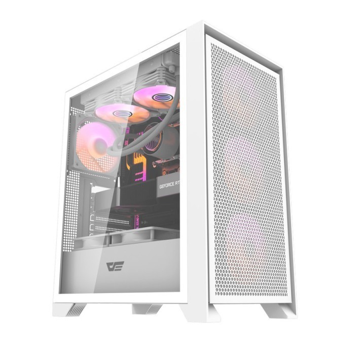darkFlash DRX70 Mesh ATX PC CPU Case - Tempered Glass Casing - Image 2