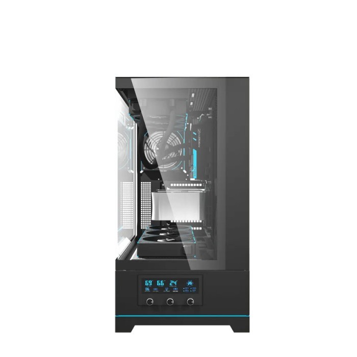 darkFlash DY451 Pro ATX PC CPU Case - Tempered Glass Casing - Image 2