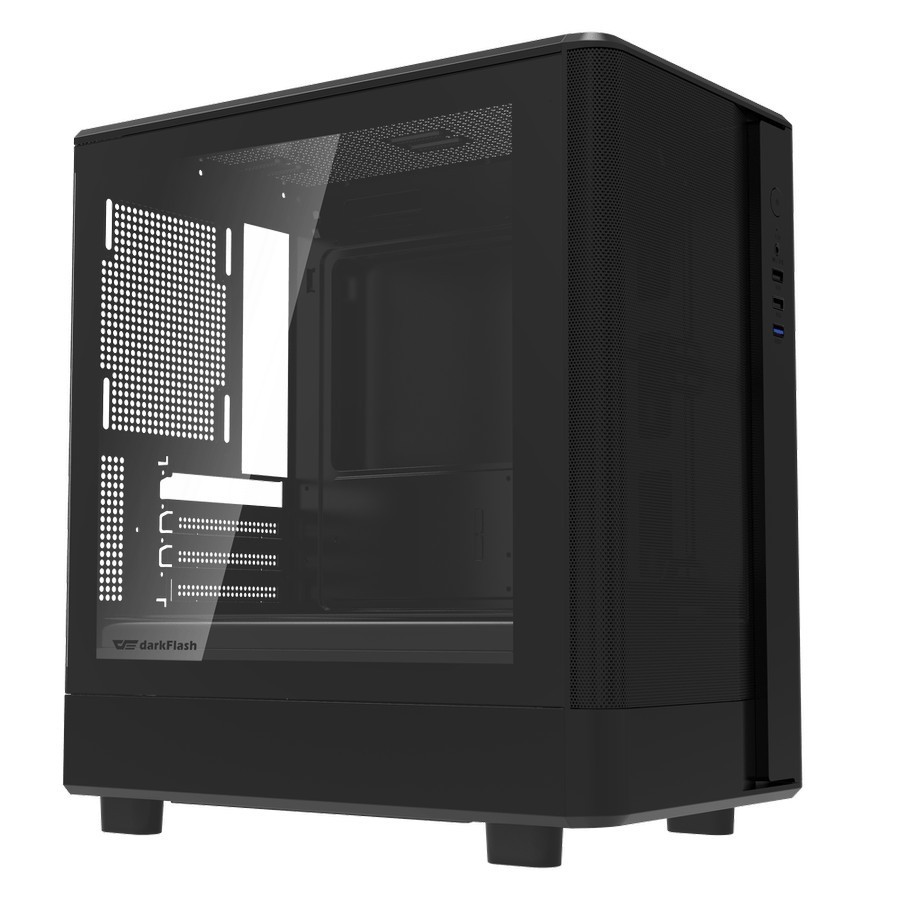 darkFlash DB330M Mesh M-ATX PC CPU Case - Tempered Glass Casing - Image 6