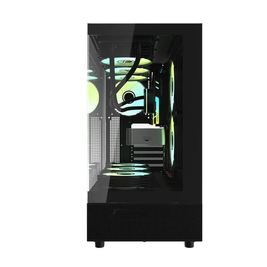 darkFlash DPX90 ATX PC CPU Case - Tempered Glass Casing - Image 7