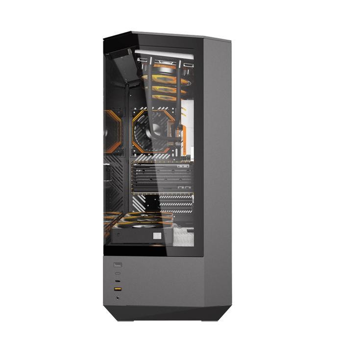 darkFlash DY460 ATX PC CPU Case - Tempered Glass Casing - Image 4