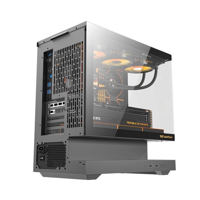 darkFlash FLOATRON F1 M-ATX PC CPU Case - Tempered Glass Casing - Image 3