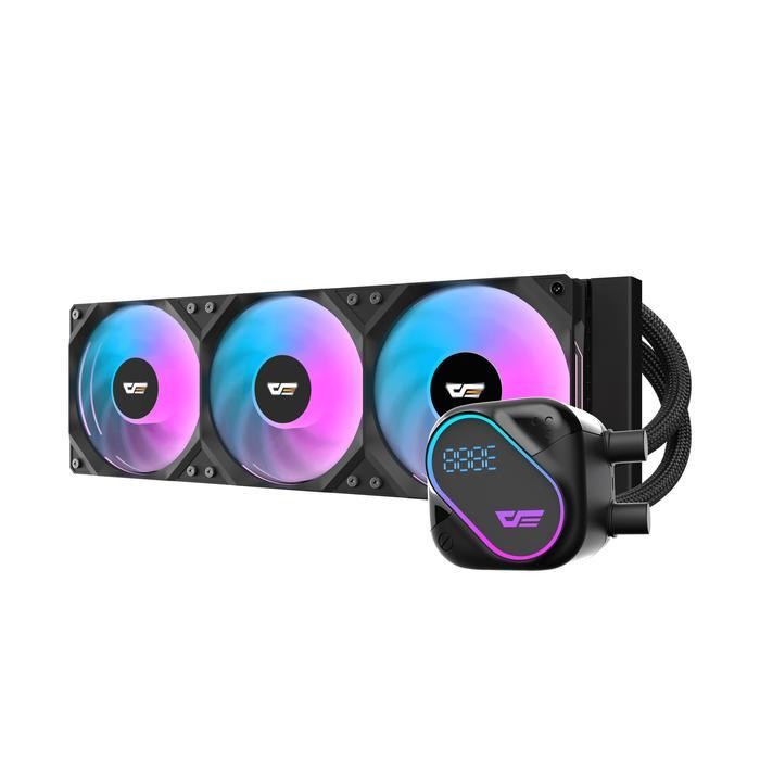 darkFlash Explore DO360 ARGB - CPU AIO Liquid Cooler Fan 360mm with LCD Display - Image 3