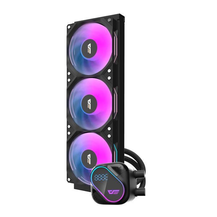 darkFlash Explore DO360 ARGB - CPU AIO Liquid Cooler Fan 360mm with LCD Display - Image 4