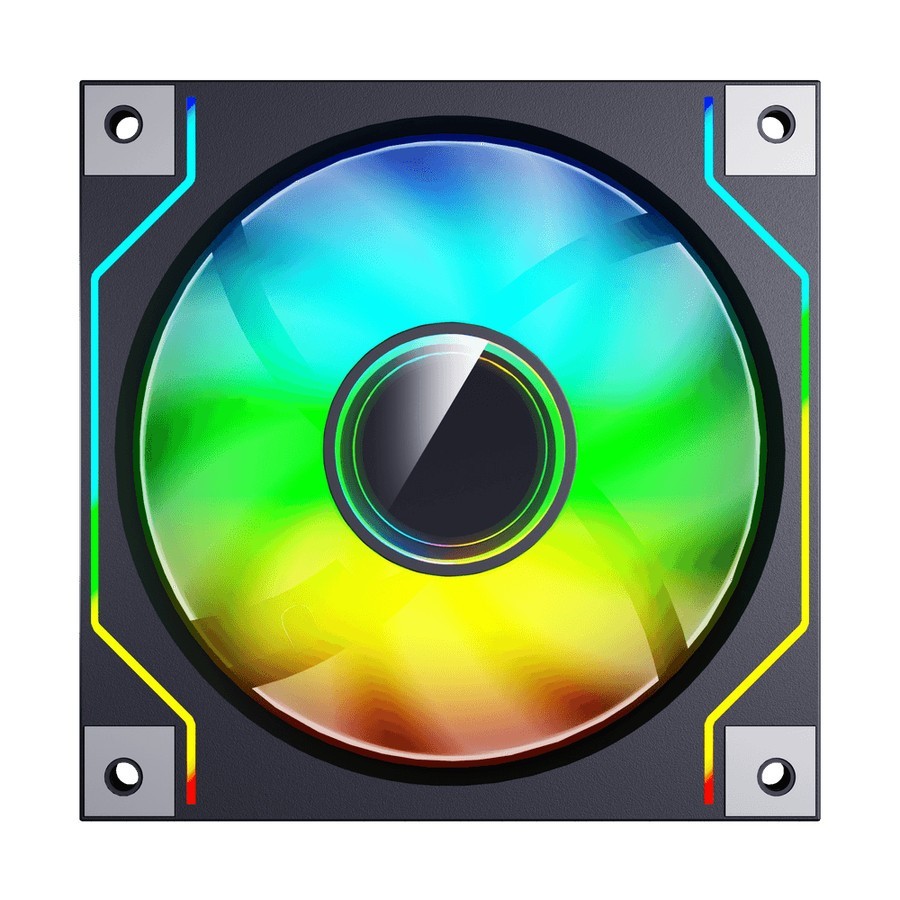 darkFlash DM20 ARGB Cooler Fan Case 120mm - Fan Casing 12cm - Image 3