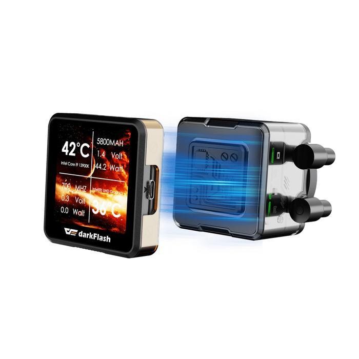 darkFlash Explore DE360 ARGB - CPU AIO Liquid Cooler Fan 360mm with IPS LCD Display - Image 4