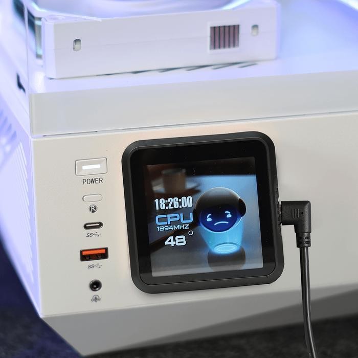 darkFlash Explore DE360 ARGB - CPU AIO Liquid Cooler Fan 360mm with IPS LCD Display - Image 6