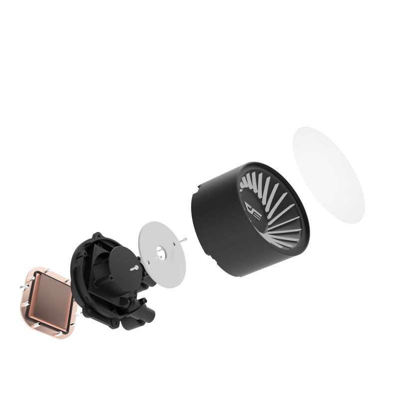 darkFlash Radiant DCSS360 ARGB - Liquid CPU Cooler Fan 360mm - Image 6