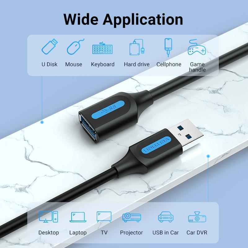 Vention CBH Kabel Extension Male to Female Cable USB 3.0 - Image 8