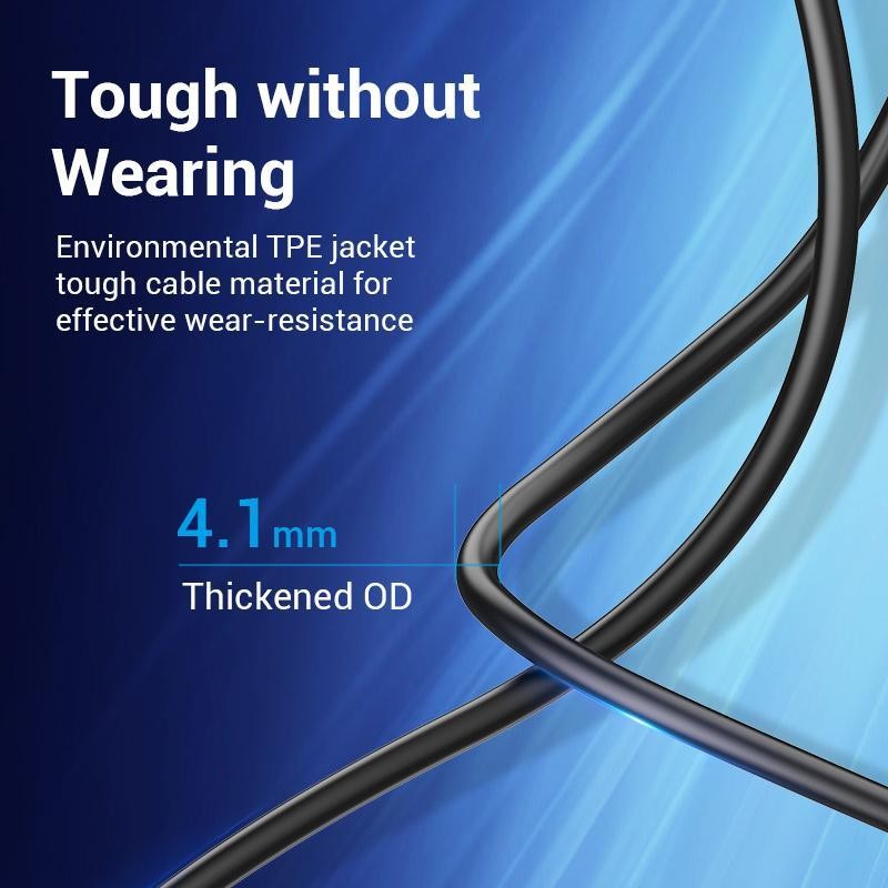 Vention CQU Kabel Printer & Scanner - USB-C Male to USB-B Male Cable - Image 3